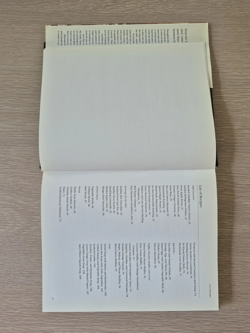 Back to the Table - Cookbook